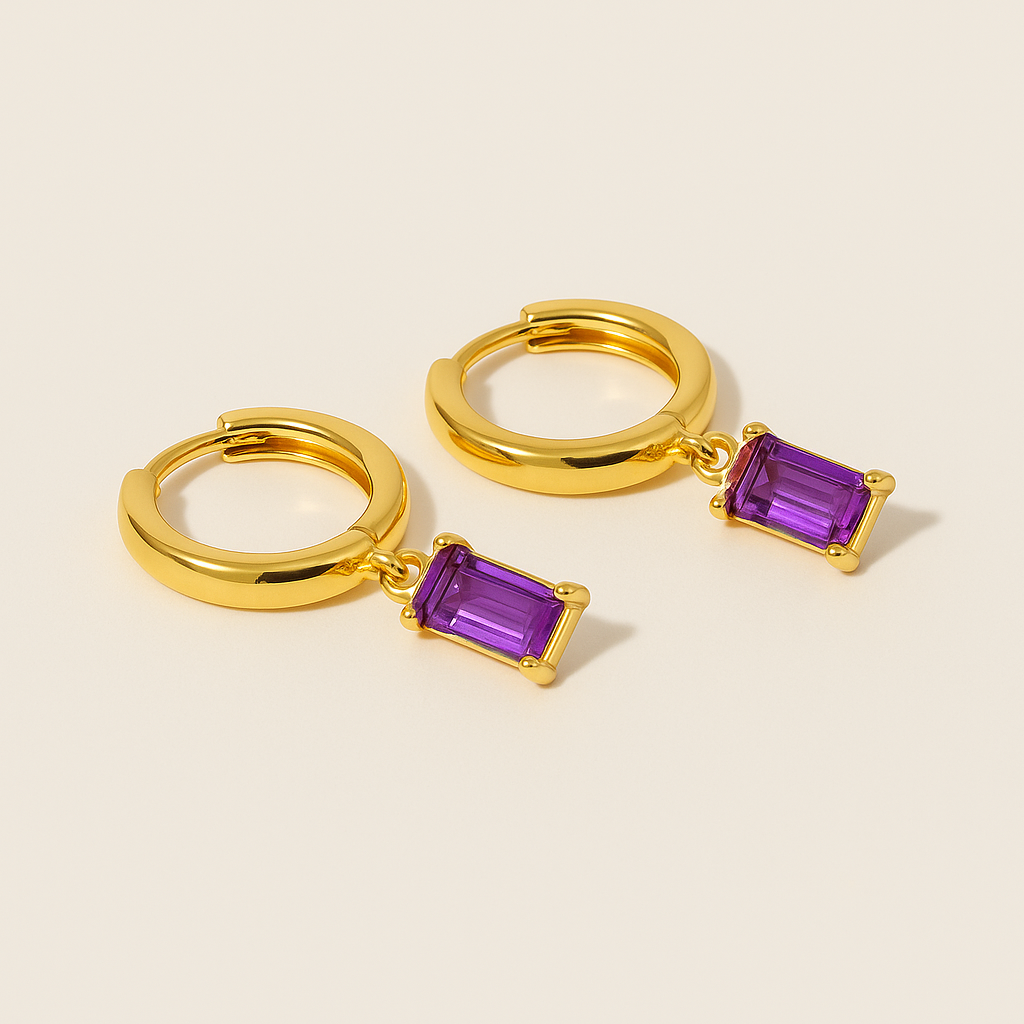 BELLA Birthstone Hoops