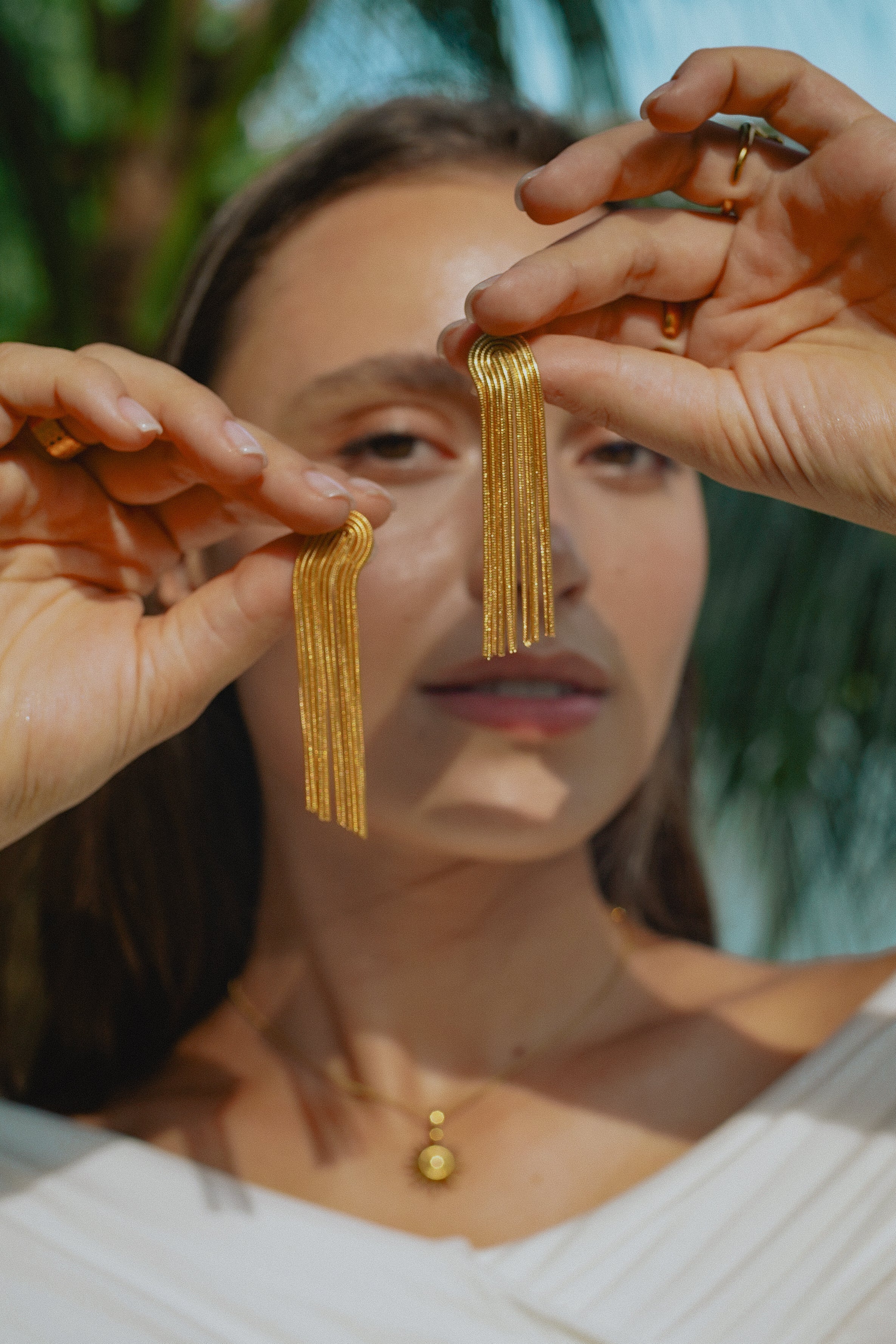 LYRA Fringe Earrings