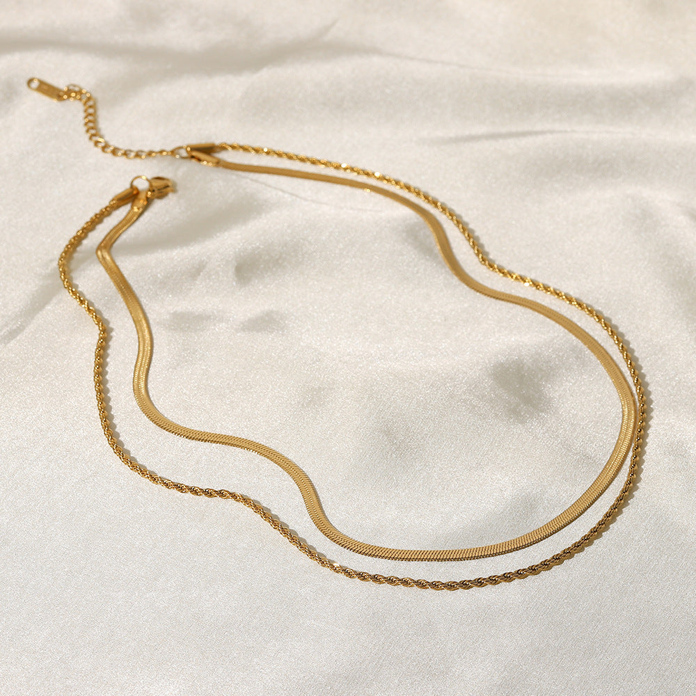 HAILEY Layered Golden Necklace
