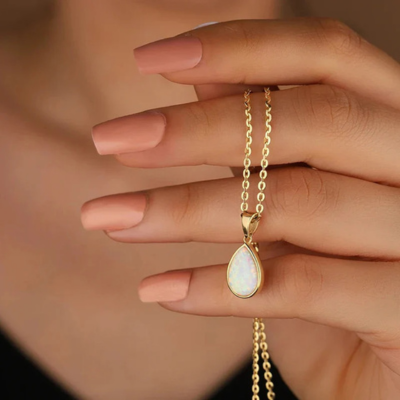 OCEAN Golden Drop Necklace