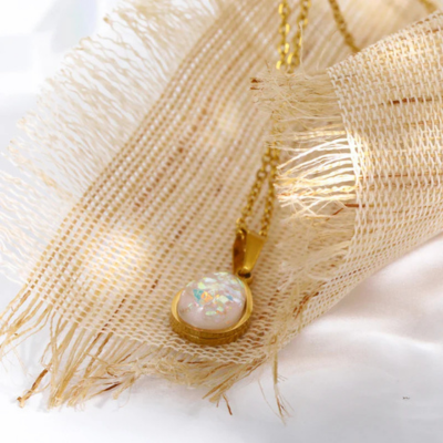 OCEAN Golden Drop Necklace