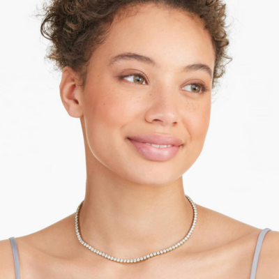 TENNIS Classic Golden Necklace