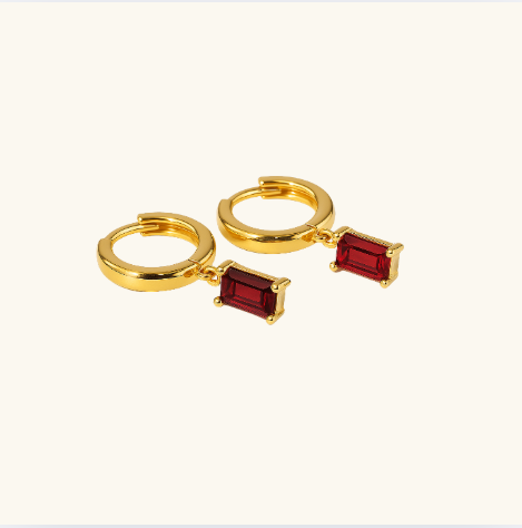 BELLA Birthstone Hoops