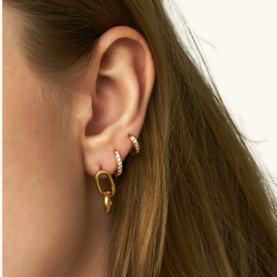 EDITH Hoops with Zirconia