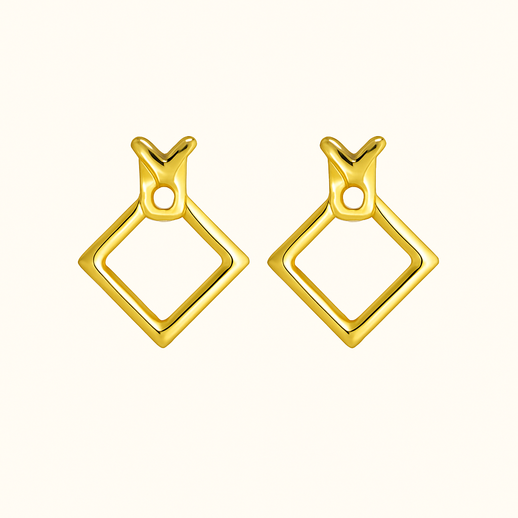KIKI Diamond-Shaped Earrings