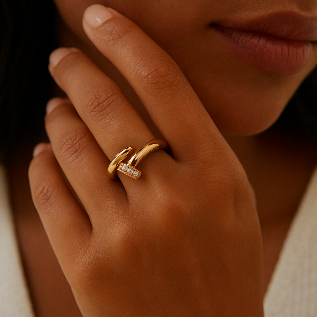 NAIL Ring with Zirconia