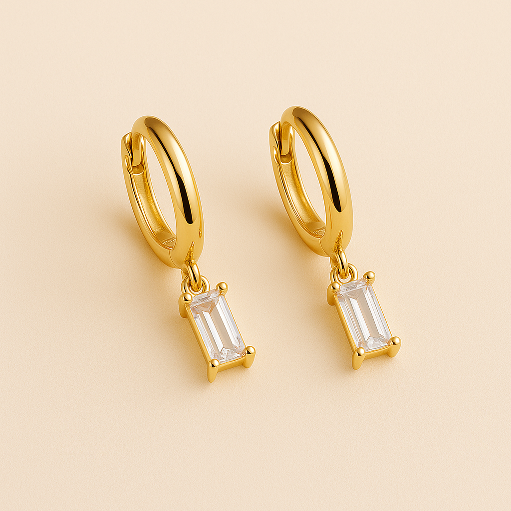 HARLEY White Diamond Earrings