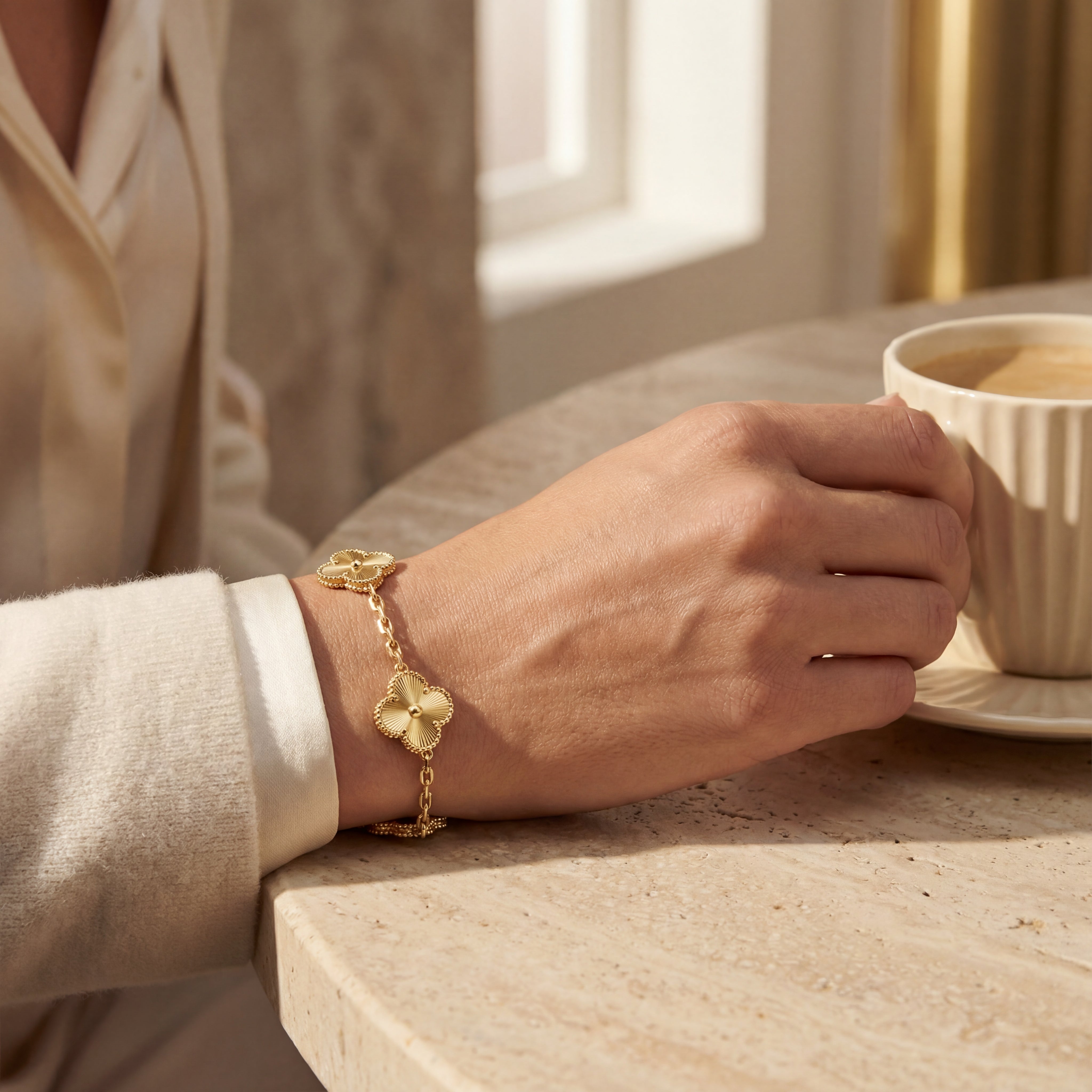 Clover Gold Bracelet