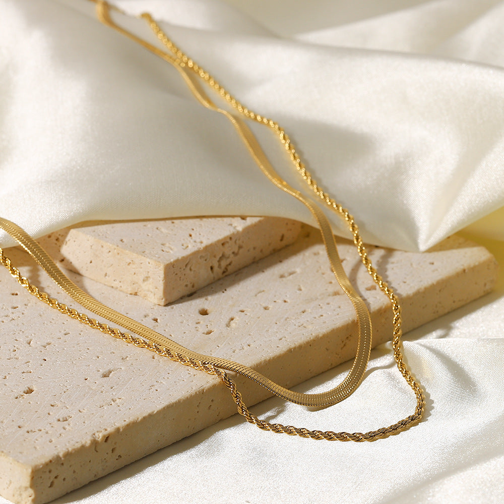 HAILEY Layered Golden Necklace