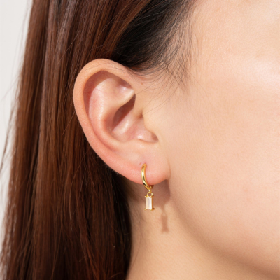 HARLEY White Diamond Earrings