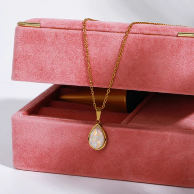 OCEAN Golden Drop Necklace