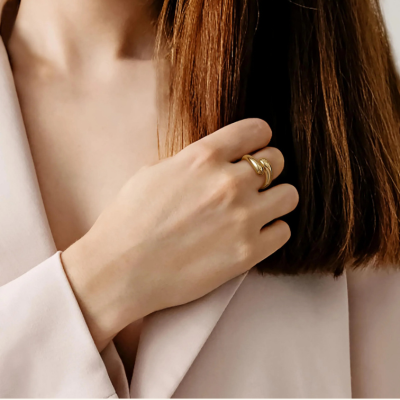 CORA Adjustable Statement Ring