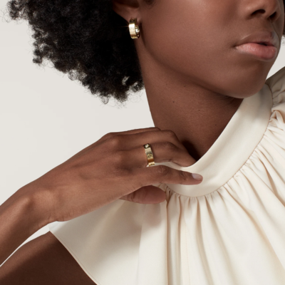 LOVE Golden Earrings