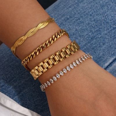 NINA Adjustable Watch Bracelet